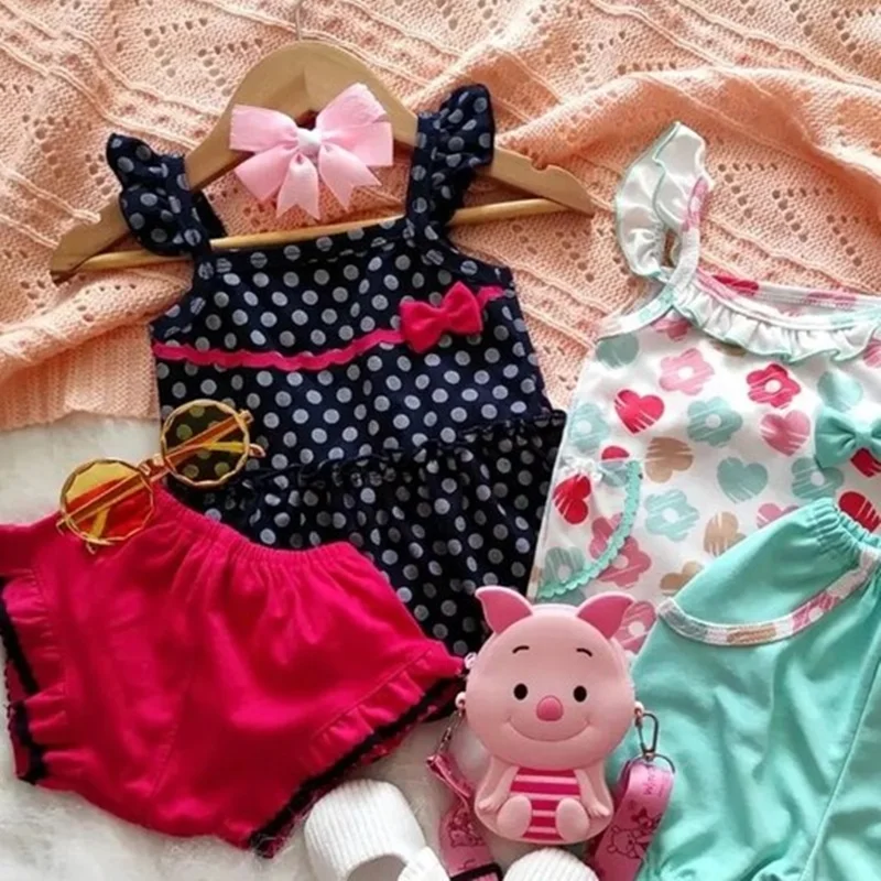 لباس نوزادی دخترانه تاپ شورتک